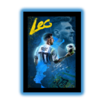 CUADRO DE LIONEL MESSI LED